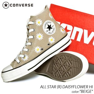 CONVERSE ALL STAR (R) DAISYFLOWER HI BEIGE コンバース オールスター ハイ スニーカー ( 花柄 ベージュ レディース ウィメンズ 3131123