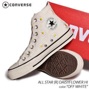 CONVERSE ALL STAR (R) DAISYFLOWER HI OFF WHITE コンバース オールスター ハイ スニーカー ( 花柄 白 レディース ウィメンズ 31312220 