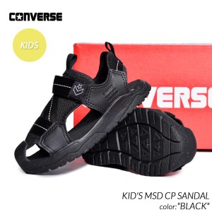 CONVERSE KID'S MSD CP SANDAL "BLACK" コンバース キッズ サンダル スニーカー ( 水陸両用 黒 ブラック ボーイズ ガールズ 子供 3730301