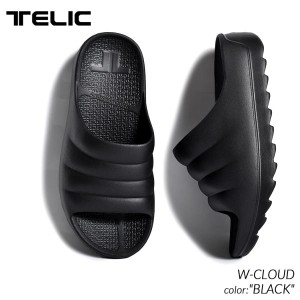 TELIC W-CLOUD "BLACK" テリック ダブル クラウド サンダル ( SANDAL スライド SLIDE 黒 ブラック リカバリーサンダル レディース ウィメ