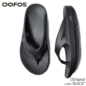 OOFOS OOriginal "BLACK" ウーフォス ウーオリジナル サンダル ( SANDAL スライド トング 黒 ブラック リカバリーサンダル メンズ レディ