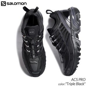 SALOMON ACS PRO Triple Black サロモン エーシーエス プロ スニーカー ( 黒 ブラック シューズ 靴 XT-6 XT-4 メンズ レディース ウィメ