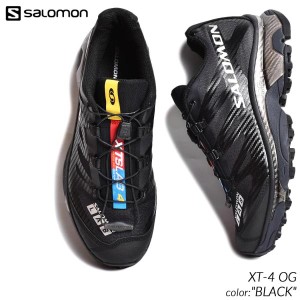 SALOMON XT-4 OG BLACK サロモン スニーカー ( 黒 ブラック シューズ 靴 メンズ レディース ウィメンズ L47132900 )