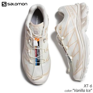 SALOMON XT-6 Vanilla Ice サロモン スニーカー ( 白 ホワイト バニラアイス シューズ 靴 メンズ レディース ウィメンズ L47445300 )