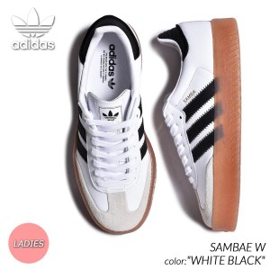 adidas SAMBAE W WHITE BLACK アディダス サンベイ スニーカー ( SAMBA サンバ 白 黒 厚底 レディース ウィメンズ JI1349 )