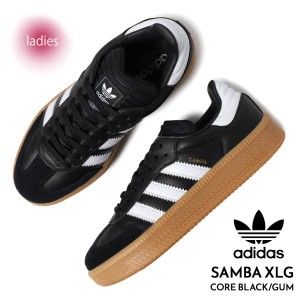 adidas アディダス サンバ スニーカー SAMBA XLG CORE BLACK/GUM ( 厚底 黒 ブラック ガムソール メンズ レディース ウィメンズ IE1379 )