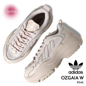 adidas アディダス オズガイア ウィメンズ スニーカー OZGAIA W PINK ( 厚底 ピンク ベージュ レディース ランニング IG6049 )