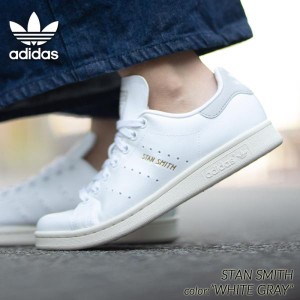 adidas STAN SMITH WHITE GRAY アディダス スタンスミス スニーカー ( 白 ホワイト グレー 灰色 メンズ レディース ウィメンズ GX6286 )