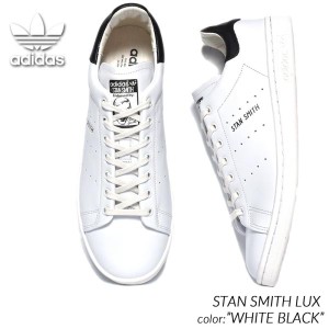 adidas STAN SMITH LUX WHITE BLACK アディダス スタンスミス ラグジュアリー スニーカー ( 白 ホワイト 黒 ブラック メンズ HQ6785 )