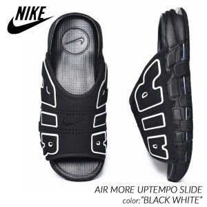 NIKE AIR MORE UPTEMPO SLIDE BLACK WHITE ナイキ エア モア アップテンポ スライド スニーカー ( 黒 ブラック モアテン DV2137-001 DV21