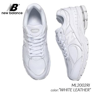 NEW BALANCE ML2002RI WHITE LEATHER ニューバランス レザー スニーカー ( 白 ホワイト メンズ )