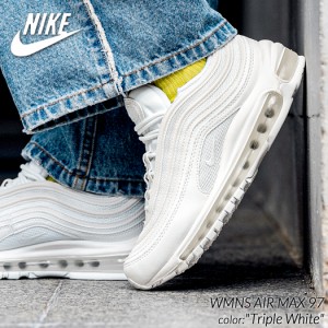 NIKE WMNS AIR MAX 97 “Triple White” ナイキ ウィメンズ エアマックス スニーカー ( 黒 ブラック 白 ホワイト レディース メンズ DH80