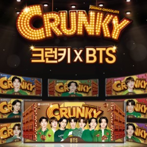 BTS クランキー チョコ (ランダム) (34gx12個)x2EA 韓国お菓子 韓国流通版