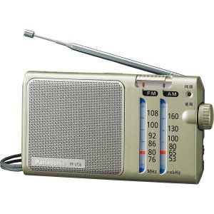 【送料無料】|パナソニック　ＦＭ／ＡＭ　２バンドレシーバー|ＲＦ−Ｕ１５６−Ｓ