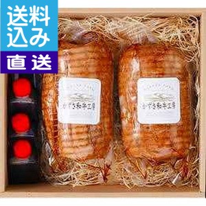 【送料込み/直送】|煮豚チャーシュー（２本／約４５０ｇ×２本）〈wt-2〉| お中元・お歳暮 御祝 プレゼント 返礼ギフト 自家用 煮豚チャ