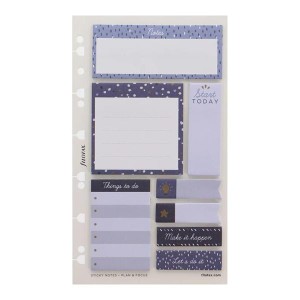 ファイロファックス システム手帳 リフィル Filofax Indigo 付箋セット バイブルサイズ A5サイズ