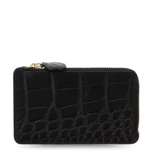 ファイロファックス カードケース 財布 小銭入れ L型 クラシック クロック ジップ カードホルダー ブラック filofax Black Classic Croc 