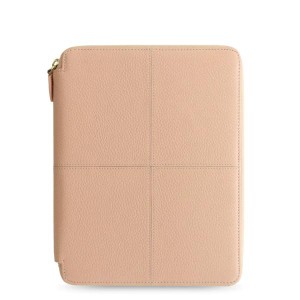 ファイロファックス ノートカバー 多機能フォルダー A5サイズ ジップ クラシック ステッチ フォリオ Classic Stitch Soft ip Folio Peach