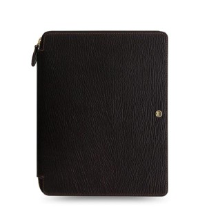 ファイロファックス ノートカバー 多機能フォルダー A5サイズ ジップ チェスターフォリオ Chester Zip Folio Brown Filofax