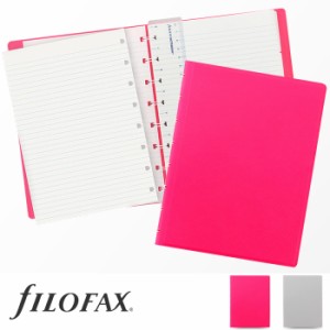 ファイロファックス filofax ノートブック Notebook サフィアーノ Saffiano Fluoro A5サイズ 蛍光 フォルダ― ギフト プレゼント 贈り物 