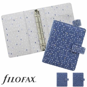 ファイロファックス システム手帳 インディゴ ミニ6穴 スモール ポケットサイズ 6穴 リング径19mm 合皮 filofax Indigo 2024年ダイアリー