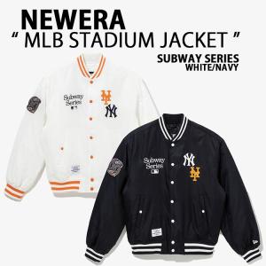 NEWERA ニューエラ スタジャン ブルゾン AP MLB SUBWAY SERIES STADIUM JACKET NEYYAN ヤンキース NAVY NEYMET メッツ サブウェイシリー