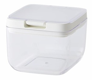 マーナ (marna) 保存容器 (ショート/クリア) キッチン 収納 プラスチック (食材 調味料 湿気防止) グッドロックコンテナ K764