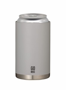 シービージャパン(CB JAPAN) 缶ホルダー グレー 350ml [ステンレス 真空断熱 2層構造] 350ml缶飲料 CAN GOMUG