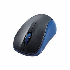 エレコム マウス ワイヤレスマウス Bluetooth 静音 3ボタン Sサイズ 抗菌 ブルー M-BY10BRSKBU