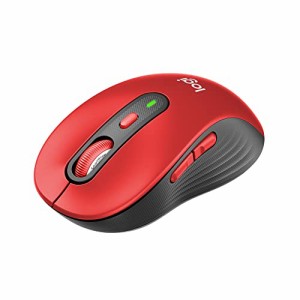 Logicool Signature M750MRD ワイヤレスマウス 静音 レギュラー レッド ワイヤレス マウス 無線 Bluetooth