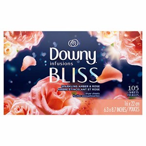 Downy ダウニー アンバーブロッサム シート 105シート(乾燥機用柔軟仕上シート)