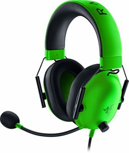 Razer BlackShark V2 X Green ゲーミングヘッドセット 3.5mmアナログ 7.1ch サラウンド 特許技術採用50mm