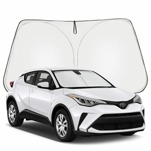 ruiya トヨタ C-HR サンシェード フロントガラス用 パラソル 車用サンシェード UVカット&日よけ 車中泊 折り畳み式 カスタムパーツ