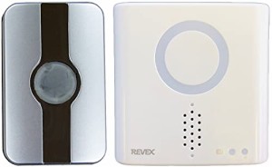 リーベックス(Revex) ワイヤレス チャイム XPNシリーズ 送受信機セット 防雨型押しボタン 増設用 玄関チャイム 光と音の呼び出しチャイ
