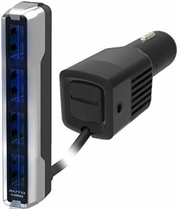 カシムラ DC-7.2A-リバーシブルUSB 4ポート 自動判定 セパレート スリムタイプ USB車載充電器 分配器 高出力 12V/24V車対