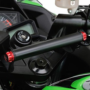 デイトナ(Daytona) バイク用 クランプバー Ninja250/250R専用 マルチバーホルダー レッド 17868