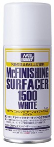 GSIクレオス Mr.フィニッシングサーフェイサー 1500 ホワイト スプレー 170ml ホビー用仕上材 B529