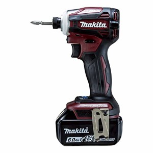 マキタ インパクトドライバTD172(18V)オーセンティックレッド トルク180Nm 6.0Ahバッテリ2本・充電器付 TD172DGXAR