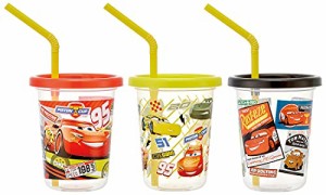 スケーター (skater) ストロー付 タンブラー 3個 ディズニー カーズ 21 日本製 230ml SIH2ST-A