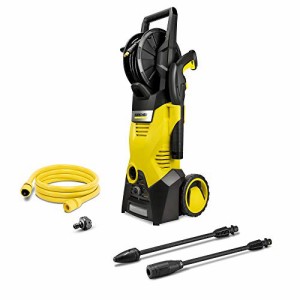 ケルヒャー(Karcher) 高圧洗浄機 K3ホースリール パワフル 持ち運びタイヤ 簡単接続 付属品充実 ハイパワーなノズル 洗車 花粉除去効