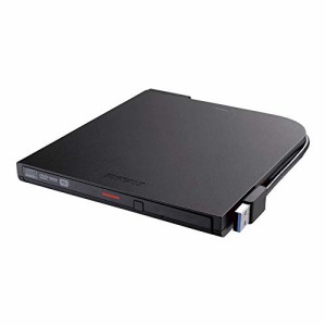 BUFFALO USB3.1(Gen1)ポータブルDVD 再生・書込みソフト添付 DVSM-PTS8U3-BKA