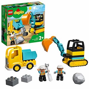 レゴ (LEGO) おもちゃ デュプロ トラックとショベルカー 男の子 女の子 子供 赤ちゃん 幼児 玩具 知育玩具 誕生日 プレゼント ギフト