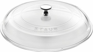 staub ストウブ 「 ドーム ガラス蓋 28cm 」フタ 【日本正規販売品】 Domed Glass Lid 40501-028