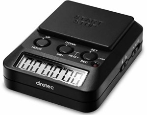 dretec(ドリテック) 勉強タイマー タイムアップ2 消音 T-587BK ブラック