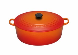 ル・クルーゼ(Le Creuset) 鋳物 ホーロー 鍋 ココット・オーバル 27 cm オレンジ ガス IH オーブン 対応 【日本正規販売品