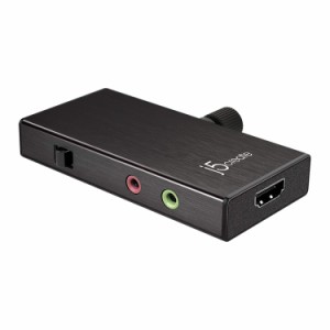 j5 create USB-C HDMI キャプチャーボード FHD 1080p ライブ配信 【 USB-C PD充電対応/録音モード変更スイッ