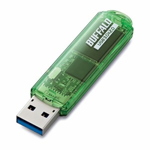 バッファロー BUFFALO USB3.0対応 USBメモリ スタンダードモデル 64GB グリーン RUF3-C64GA-GR