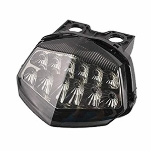 Karun バイク LED テールライト ウインカー内蔵 ブラックレンズ 適合車種（forカワサキ forNinja250R 08-12年 ）