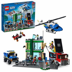 レゴ(LEGO) シティ 銀行強盗チェイス クリスマスギフト クリスマス 60317 おもちゃ ブロック プレゼント 警察 けいさつ 乗り物 の