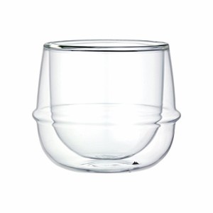 KINTO (キントー) KRONOS ダブルウォール ワイングラス 250ml 耐熱ガラス 電子レンジ・食洗機対応 ギフト プレゼント 231